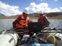 Levantamiento Batimétrico Monohaz de Embalse Huascacocha - Junín 2015